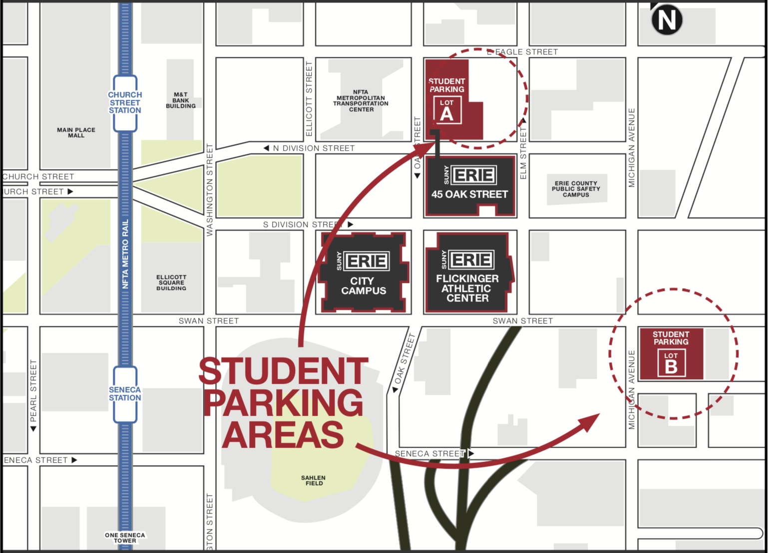 City Campus Parking Map